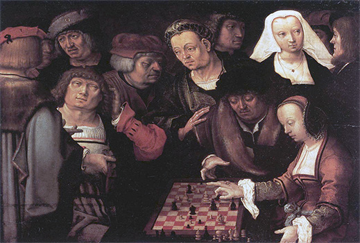 juego de ajedrez lucas van leyden 1508